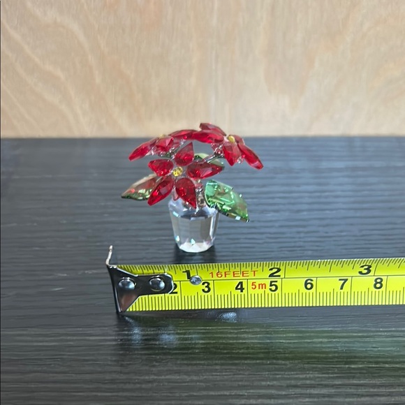 Swarovski Crystal Poinsettia - Picture 3 of 3